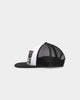 Supreme X Lady Pink Mesh 5 Panel Trucker Snapback Black
