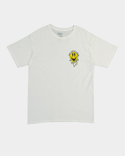 Goat Crew Drippy Smile T-Shirt White
