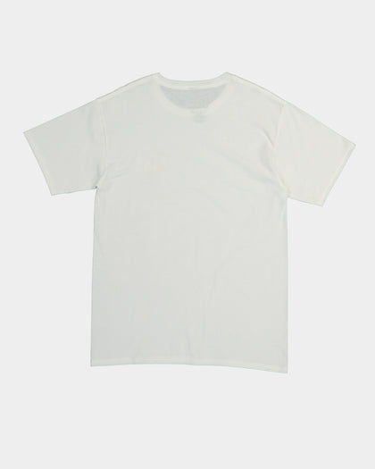 Goat Crew Drippy Smile T-Shirt White