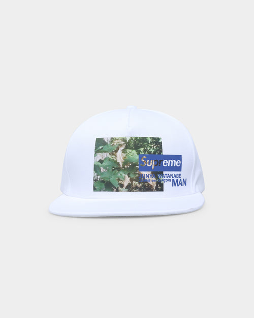 Supreme X Junya Nature 5 Panel Snapback White