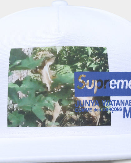 Supreme X Junya Nature 5 Panel Snapback White