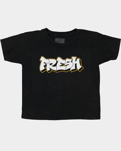 Shortie Kids' Fresh T-Shirt Black