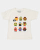 Shortie Kids' Gangsters T-Shirt White