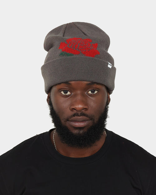 Carre Volle Rose Beanie Washed Black