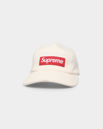 Supreme Wool Camp Strapback White