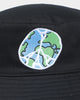 Carre Peace Bucket Hat Black