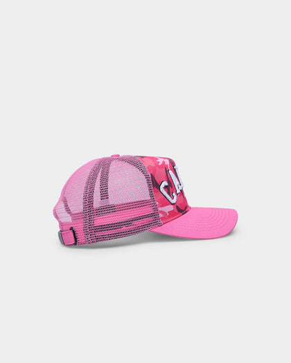Carre C-Class Camo Trucker Strapback Pink