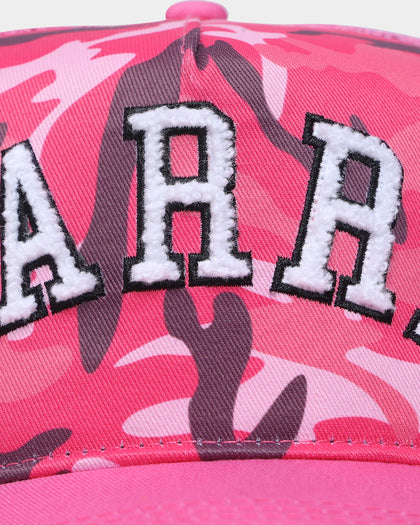 Carre C-Class Camo Trucker Strapback Pink