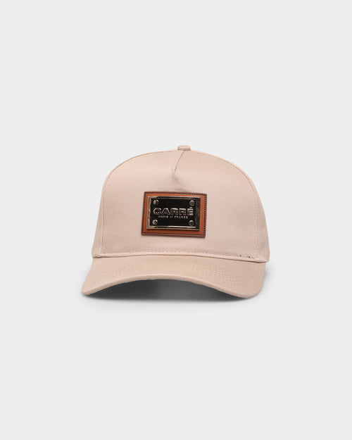 Carre Le Plaque Strapback Stone