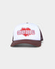 Goat Crew Heart Trucker Snapback White/Brown