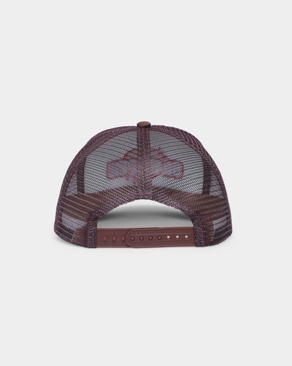 Goat Crew Heart Trucker Snapback White/Brown