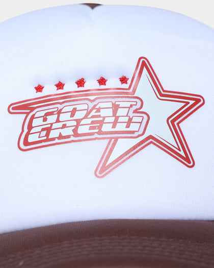 Goat Crew Star Trucker Snapback White/Brown