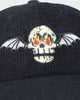 Goat Crew Skull Wing Cord Dad Strapback Black