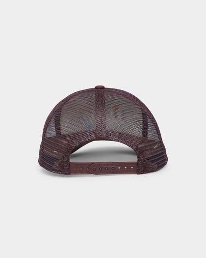 Goat Crew Wish You Were Here Trucker Snapback Brown