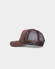 Goat Crew Wish You Were Here Trucker Snapback Brown