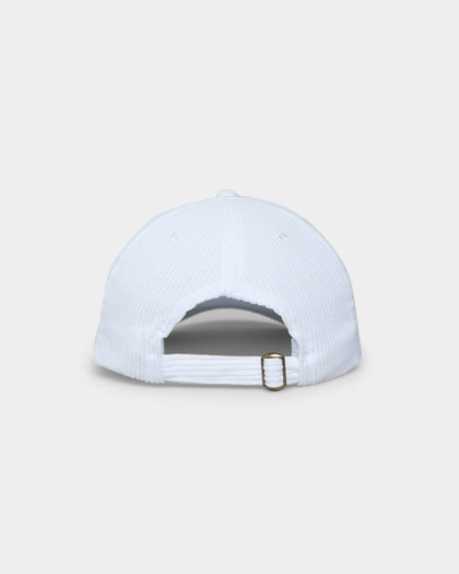 Goat Crew World Cord Dad Strapback White