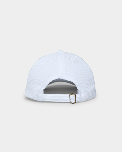 Goat Crew World Cord Dad Strapback White