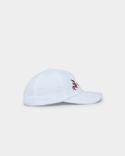 Goat Crew World Cord Dad Strapback White