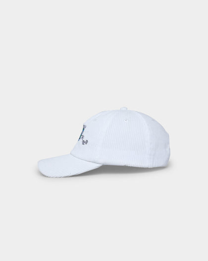 Goat Crew World Cord Dad Strapback White