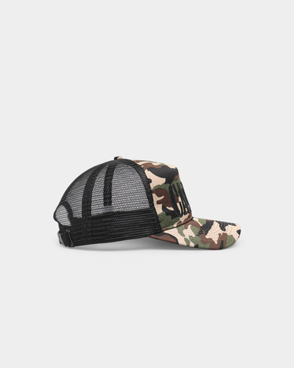 Carré Étoiles Trucker Strapback Camo