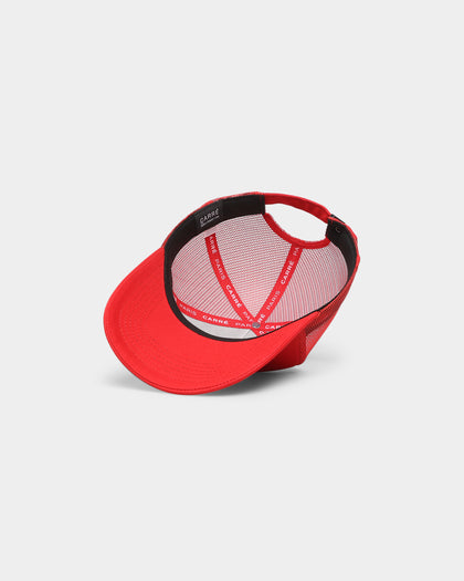 Carré Étoiles Trucker Strapback Red
