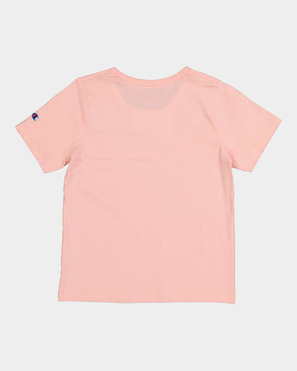 Champion Kids' Script T-Shirt Peach Schnapps
