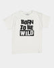 Shortie Born To Be Wild T-Shirt White