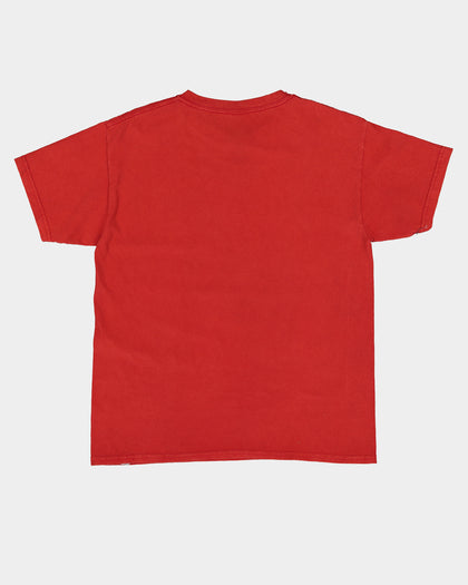 Shortie Kids' Skeleton Dab T-Shirt Red