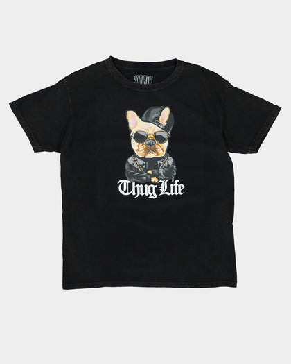 Shortie Kids' Thug Life T-Shirt Black