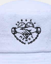 Rats Get Fat Forget Me Bucket Hat White