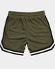 EN ES Kid's Mini Basketball Shorts Army Green