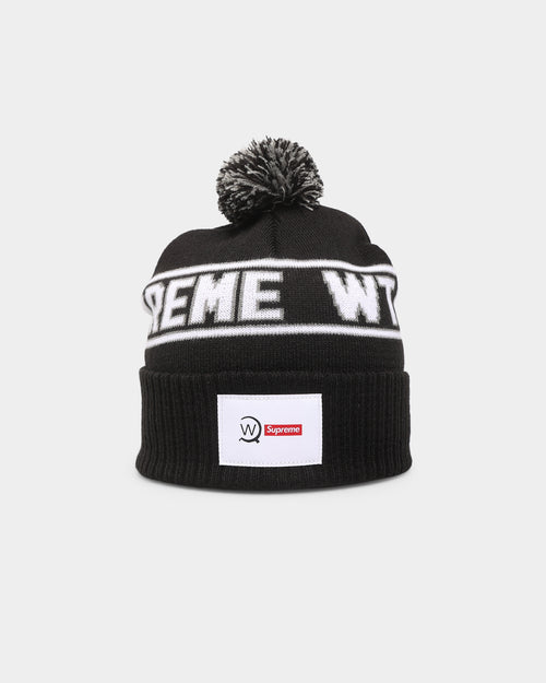 Supreme X WTAPS Beanie Black