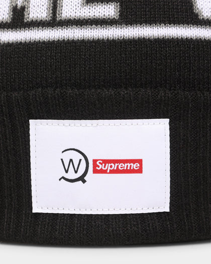 Supreme X WTAPS Beanie Black