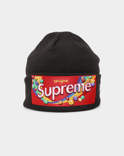 Supreme X Skittles X New Era Beanie Black