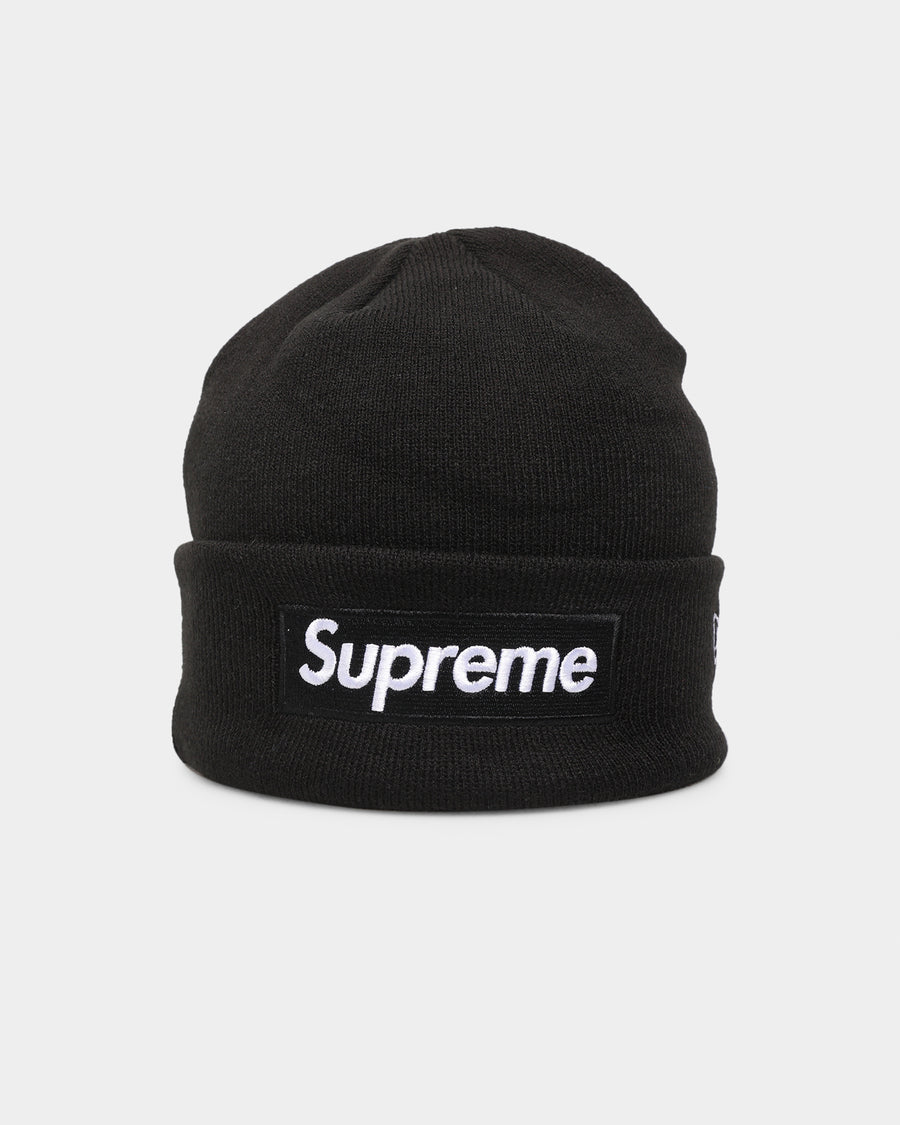Supreme X New Era Box Logo Beanie Black | Culture Kings US display picture 3