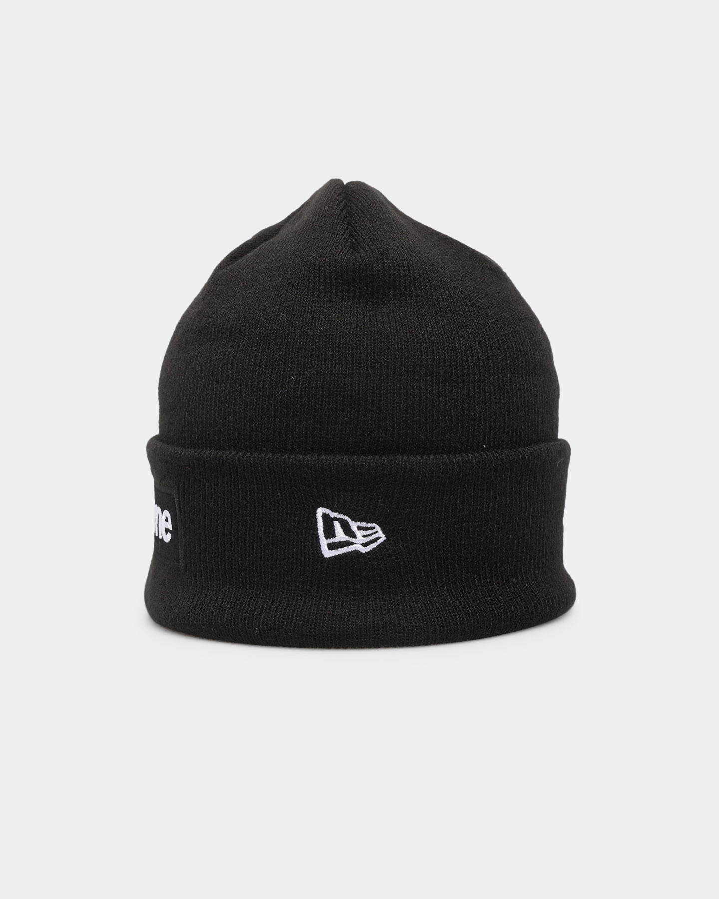 Supreme X New Era Box Logo Beanie Black | Culture Kings US