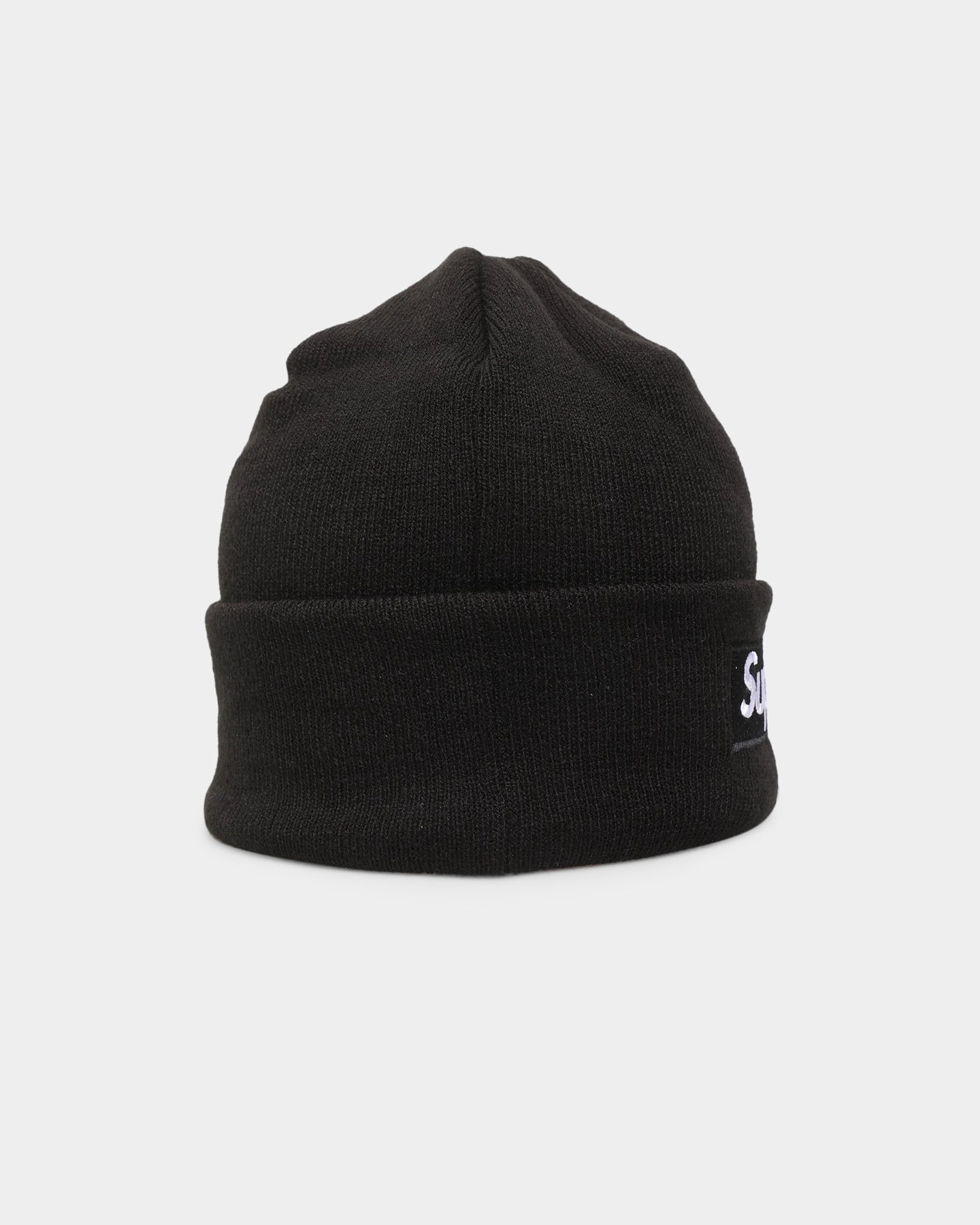 Supreme X New Era Box Logo Beanie Black | Culture Kings US