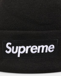 Supreme X New Era Box Logo Beanie Black | Culture Kings US display picture 2