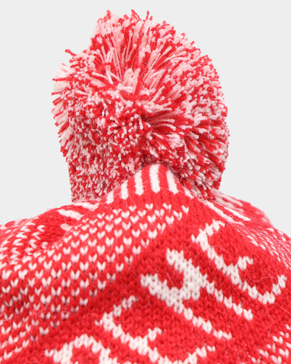Supreme Banner Beanie Red