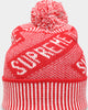 Supreme Banner Beanie Red