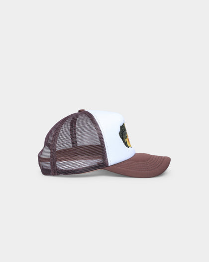 Goat Crew Catch Trucker Snapback White/Brown