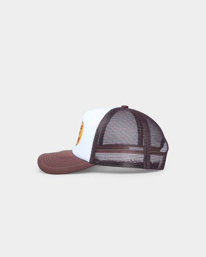 Goat Crew Catch Trucker Snapback White/Brown