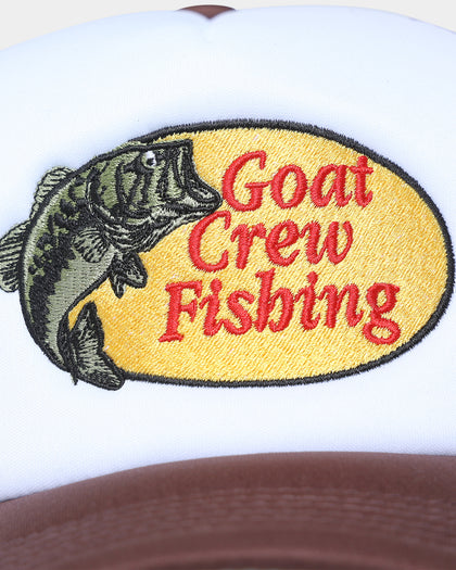 Goat Crew Catch Trucker Snapback White/Brown