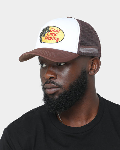 Goat Crew Catch Trucker Snapback White/Brown