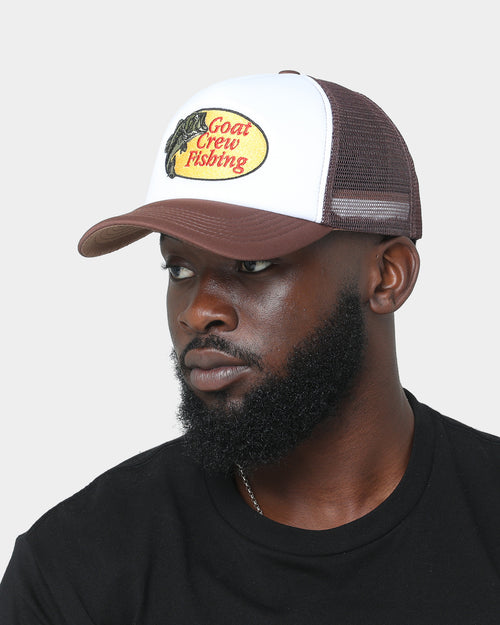 Goat Crew Catch Trucker Snapback White/Brown