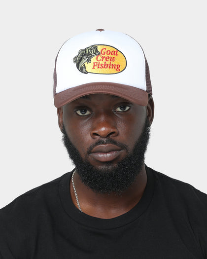 Goat Crew Catch Trucker Snapback White/Brown