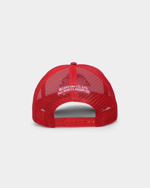 Goat Crew X Street Fighter Street Fighter Trucker Snapback White/Red