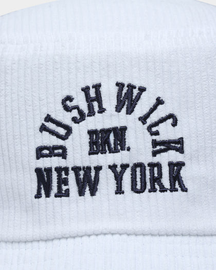 Goat Crew Bushwick Cord Bucket Hat White