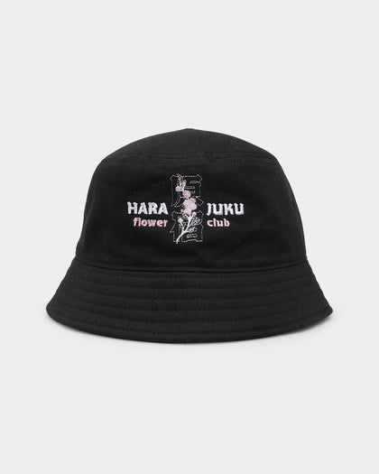 Goat Crew Harajuku Bucket Hat Black