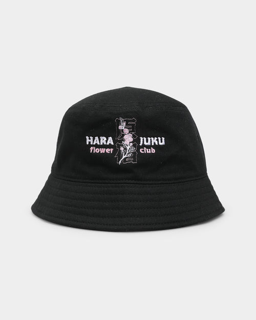 Goat Crew Harajuku Bucket Hat Black